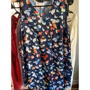 Multi color floral top